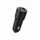  Gembird 1xUSB-A, 1xUSB-C autós töltő 38W fekete (TA-UC-AC2PDQC38-CAR-01) 