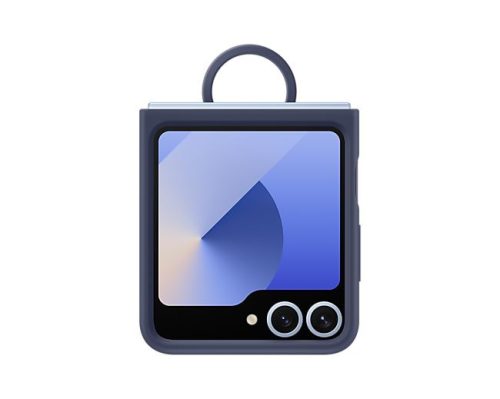  Samsung Galaxy Z Flip6 szilikon tok gyűrűvel tengerészkék (EF-PF741TNEGWW) 