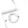  Keychron Coiled Aviator USB-C -> USB-C apa/apa adatkábel 1.36m fehér 90°/egyenes (CAB-9) 