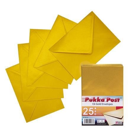  Pukka Pad Gold szilikonos boríték C6 aranyszínű (9063-ENV) 