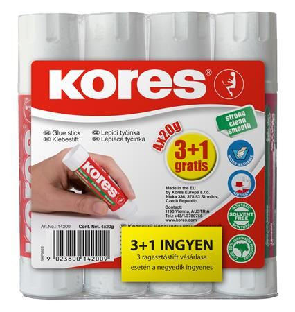  Kores ragasztóstift 4x20g (14200) 