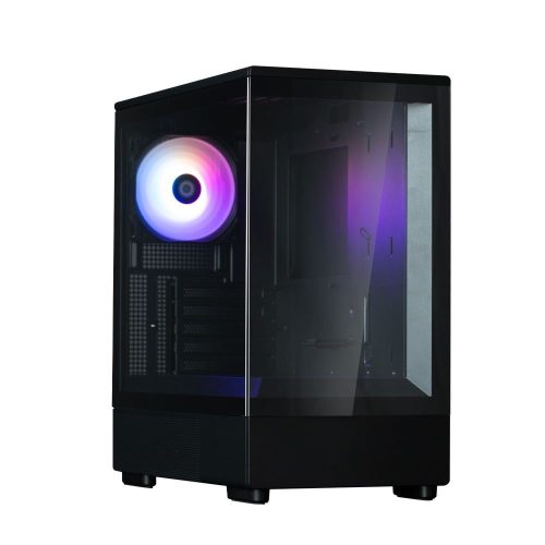  Zalman P10 táp nélküli ablakos mATX ház fekete 