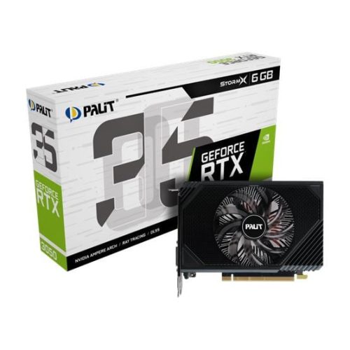  Palit GeForce RTX 3050 6GB StormX videokártya (NE63050018JE-1070F) 