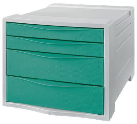  Esselte Colour'Breeze 4-fiókos irattároló zöld-fehér (626285) 