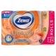  Zewa Deluxe 3 rétegű, kistekercses, 24 tekercs toalettpapír barack illatú (40878) 