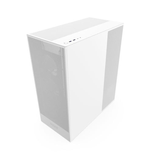  NZXT H7 Flow táp nélküli ablakos ház matt fehér (CM-H72FW-01) 