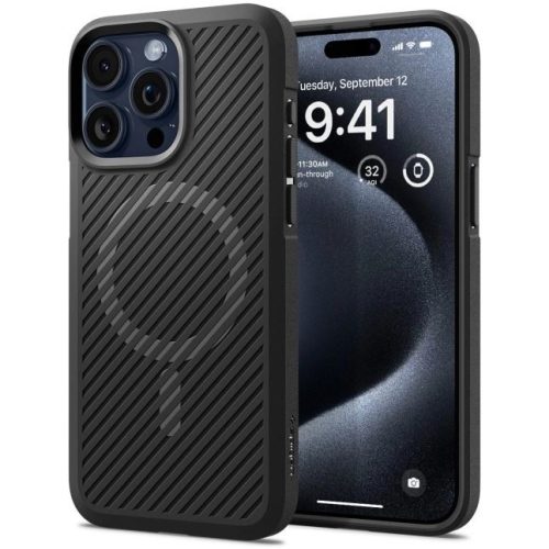  Spigen Core Armor (MagFit) iPhone 15 Pro tok fekete (ACS06467) 