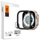  Spigen GLAS.tR Slim Pro Apple Watch Ultra 49mm kijelzővédő fekete kerettel (AGL06163) 