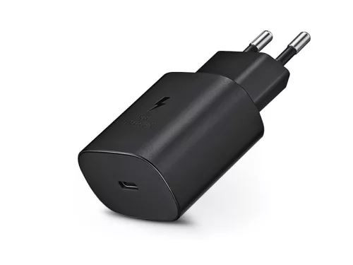  Samsung EP-TA800EBE USB-C hálózati töltő 25W fekete, ECO csomagolásban 