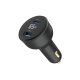  Gembird USB-A, USB-C autós töltő LCD kijelzővel 65W (TA-UC-AC2PD65LCD-CAR-01) 