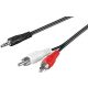  goobay kábel 3.5mm -> 2xCinch 5m (50195) 