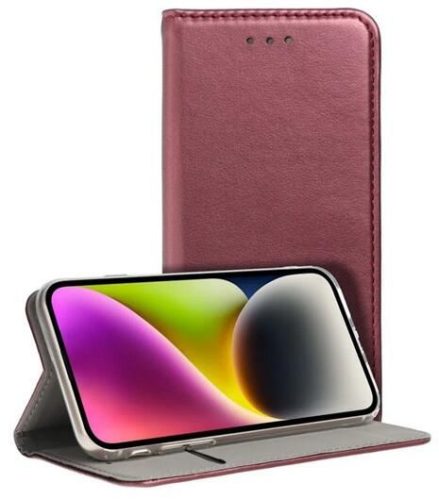  Gigapack Honor 200 bőr hatású fliptok burgundy színű (GP-158656) 