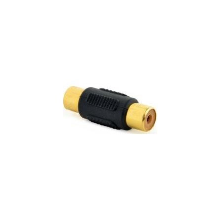  Gembird RCA -> RCA F/F adapter hosszabbító fekete (A-RCAFF-01) 