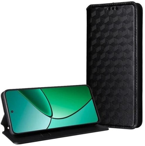  Gigapack Honor 200 Lite rombusz mintás fliptok fekete (GP-157694) 