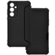  Gigapack Samsung Galaxy A15 5G (SM-A156) karbon mintás fliptok fekete (GP-154426) 