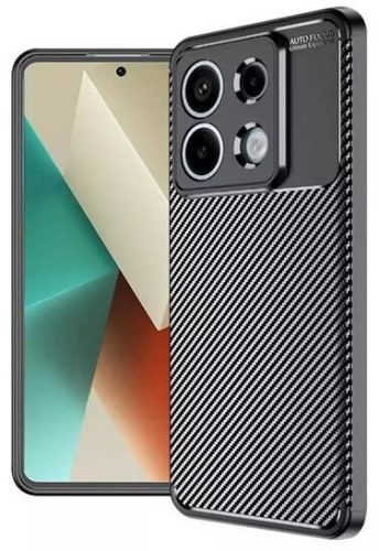  Gigapack Xiaomi Poco X6 5G karbon mintás tok fekete (GP-154893) 