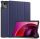  Gigapack Lenovo Tab M11 (TB330) bőr hatású fliptok sötétkék (GP-155065) 