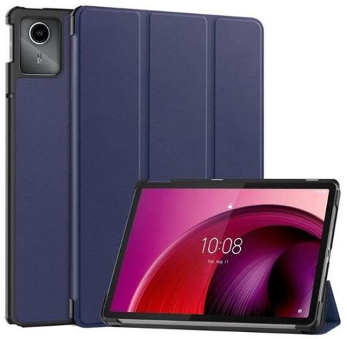  Gigapack Lenovo Tab M11 (TB330) bőr hatású fliptok sötétkék (GP-155065) 