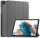  Gigapack Samsung Galaxy Tab A9 LTE (SM-X115) bőr hatású fliptok sötétszürke (GP-150673) 
