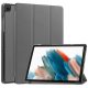  Gigapack Samsung Galaxy Tab A9 LTE (SM-X115) bőr hatású fliptok sötétszürke (GP-150673) 