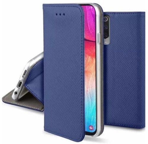  Gigapack Samsung Galaxy A35 5G (SM-A356) rombusz mintás fliptok sötétkék (GP-154249) 