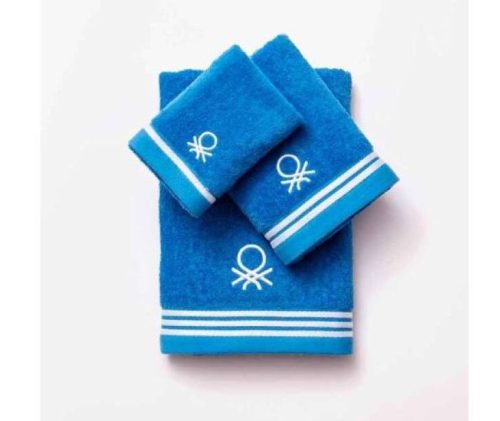  Benetton 3 részes törölköző szett kék (BE-0834BL) 