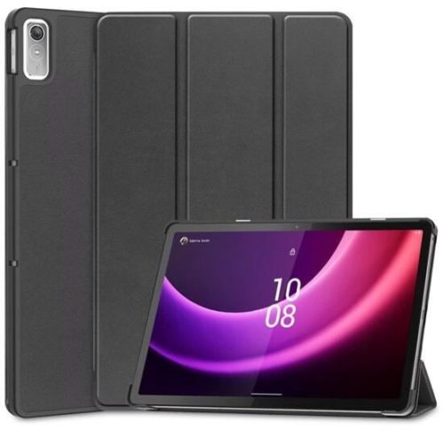  Gigapack Lenovo Tab P11 Gen2 (TB350) bőr hatású fliptok fekete (GP-143454) 