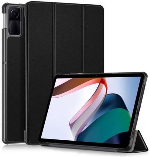  Gigapack Xiaomi Redmi Pad SE bőr hatású fliptok fekete (GP-150452) 