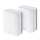  ASUS ZenWiFi BT10 Tri-band WiFi 7 Smart AiMesh Router fehér 2db (BT10 2-PK) 
