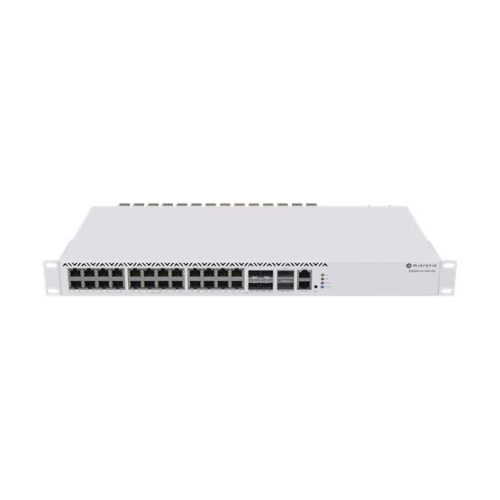  MikroTik CRS326-4C+20G+2Q+R rackbe szerelhető switch 