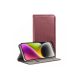  Gigapack Samsung Galaxy A25 5G (SM-A256) bőr hatású fliptok burgundi színű (GP-150682) 