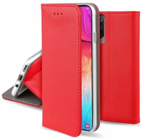  Gigapack Samsung Galaxy A40 (SM-A405F) rombusz mintás fliptok piros (GP-86301) 