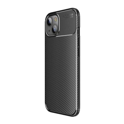  Gigapack Apple iPhone 13 karbon mintás szilikon tok fekete (GP-123429) 