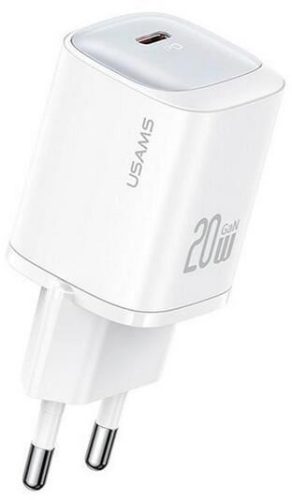 Usams CC248 USB-C hálózati töltő 20W fehér (CC248TC02) 
