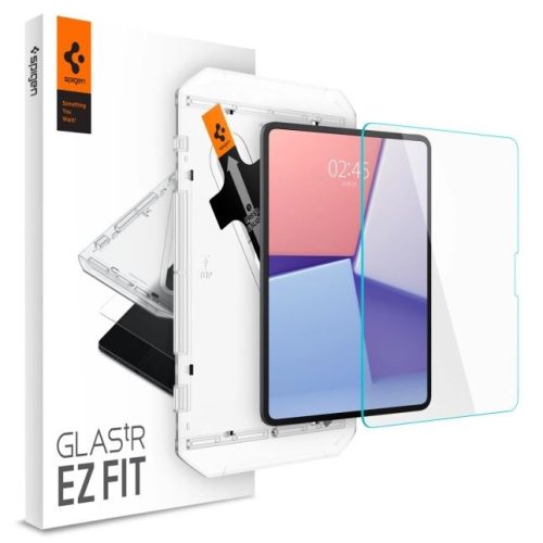  Spigen Glass tR EZ Fit iPad Pro 13 (2024) kijelzővédő (AGL07793) 