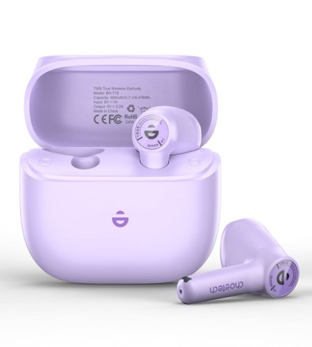  Choetech BH-T19 TwinkleMinis ENC TWS Bluetooth fülhallgató lila 