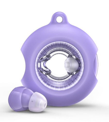  Choetech BH-T22 GlitzDonut TWS Bluetooth fülhallgató lila 