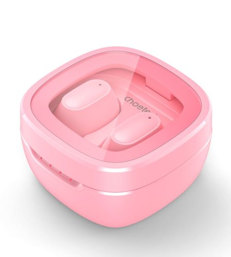  Choetech BH-T23 LuminaCube TWS Bluetooth fülhallgató rózsaszín 