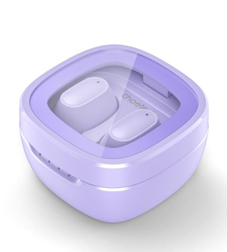  Choetech BH-T23 LuminaCube TWS Bluetooth fülhallgató lila 