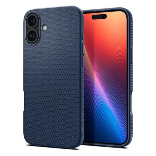  Spigen Liquid Air iPhone 16 tok kék (ACS08195) 