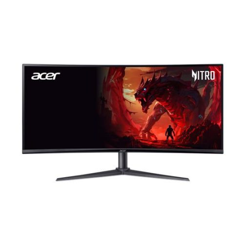  34" Acer Nitro XZ340CU H ívelt gamer monitor (UM.CX0EE.H01) 