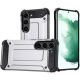  Gigapack Defender Samsung Galaxy S23 Plus (SM-S916) fémhatású tok ezüstszínű-fekete (GP-135591) 