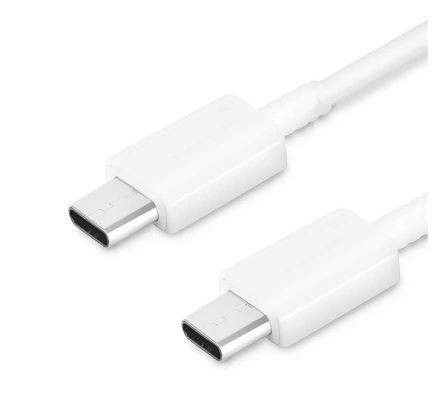  Samsung EP-DA705BWEG USB-C - USB-C kábel 1m fehér "Gigapack csomagolás" (5996457896578) 