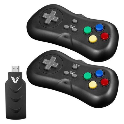  VX Gaming 2.4GHz HDMI játékkonzol 638 beépített játékkal fekete (VX-162-BK) 