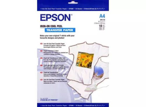  Epson vasalható fotópapír (A4, 10 lap) (C13S041154) 