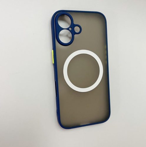  Cellect iPhone 16 mágneses műanyag tok kék-zöld (CEL-MATTM-IPH16-BLG) 