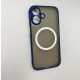  Cellect iPhone 16 mágneses műanyag tok kék-zöld (CEL-MATTM-IPH16-BLG) 