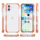  Cellect iPhone 16 Plus ütésálló szilikon tok átlátszó-narancssárga (CEL-SCK-IPH16P-O) 