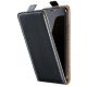  Gigapack Samsung Galaxy S23 Plus (SM-S916) bőr hatású lefelé nyíló fliptok fekete (GP-134903) 