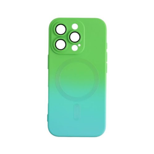  Cellect iPhone 16 Pro mágneses design tok kék-zöld (CEL-MAG-IPH16PR-BLGR) 